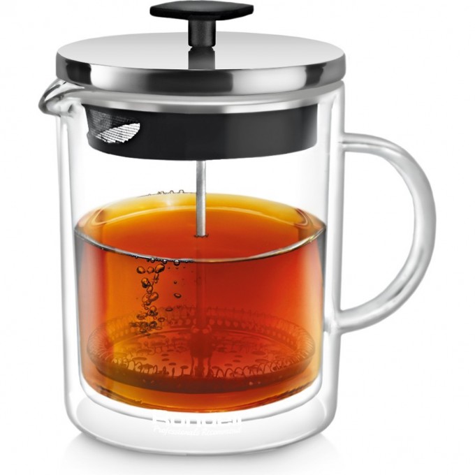 Френч-пресс RONDELL DUAL 0,8 л с двойными стенками RDS-1063