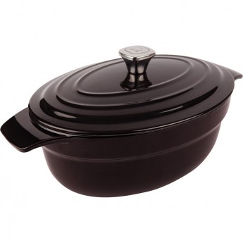 Кастрюля овальная RONDELL DEEP BURGUNDY 30 см 4,5 л RDI-702 Кастрюля овальная RONDELL DEEP BURGUNDY 30 см 4,5 л RDI-702