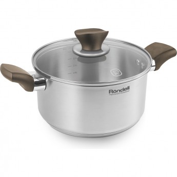Кастрюля с крышкой RONDELL ABSOLUTE 24 см, 4,8 л Кастрюля с крышкой RONDELL ABSOLUTE 24 см, 4,8 л