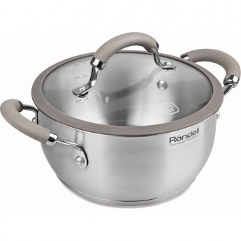 Кастрюля с крышкой RONDELL BALANCE 18 см, 2 л Кастрюля с крышкой RONDELL BALANCE 18 см, 2 л