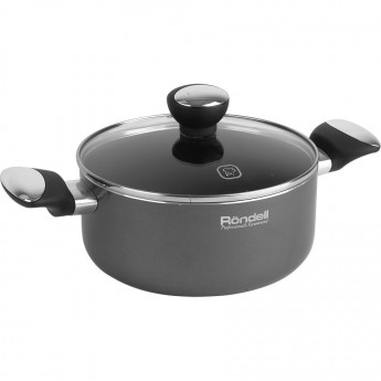 Кастрюля с крышкой RONDELL ESTHETE 20 см, 2,35 л