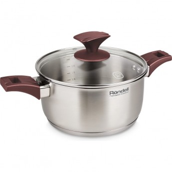 Кастрюля с крышкой RONDELL IMPULSE 18 см, 2 л