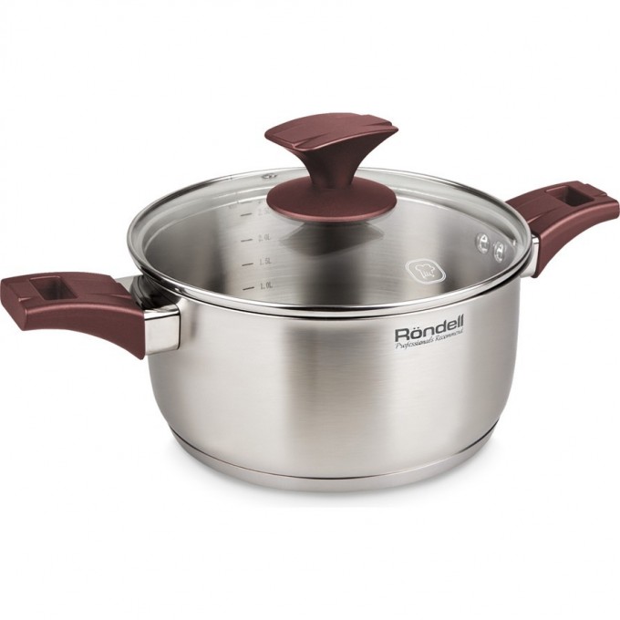 Кастрюля с крышкой RONDELL IMPULSE 18 см, 2 л RDS-1016