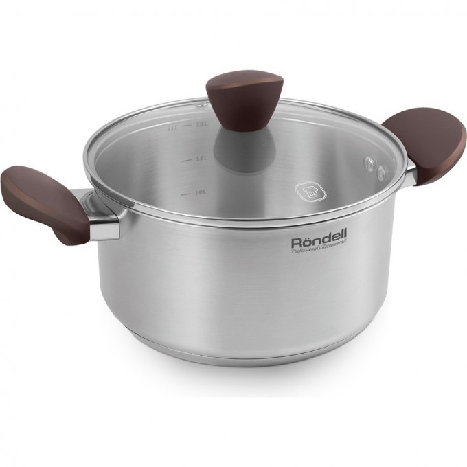 Кастрюля с крышкой RONDELL KORTADO 24 см, 4,8 л RDS-1110