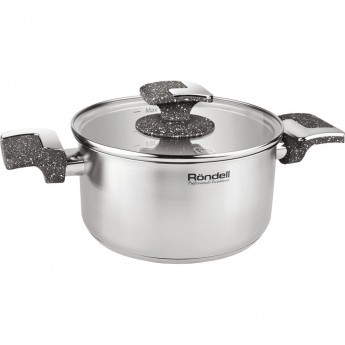 Кастрюля с крышкой RONDELL MARMARA 24 см, 5,1 л Кастрюля с крышкой RONDELL MARMARA 24 см, 5,1 л