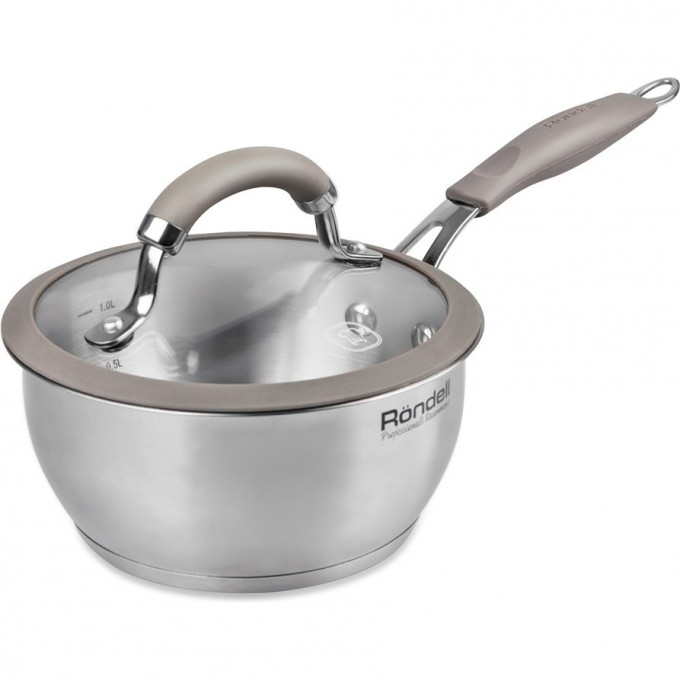 Ковш с крышкой RONDELL BALANCE 16 см, 1,4 л RDS-752