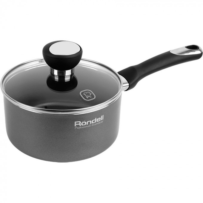 Ковш с крышкой RONDELL ESTHETE 16 см, 1,3 л RDA-1078