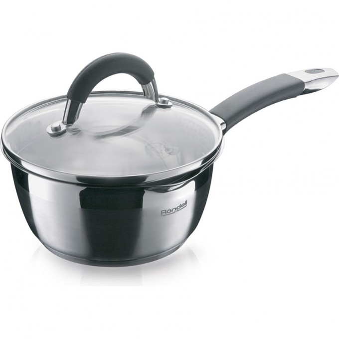 Ковш с крышкой RONDELL FLAMME 14 см, 1 л RDS-027