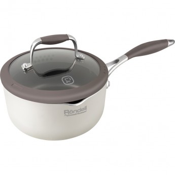 Ковш с крышкой RONDELL LATTE 18 см, 1,6 л Ковш с крышкой RONDELL LATTE 18 см, 1,6 л