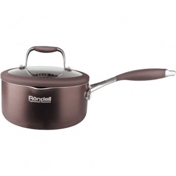 Ковш с крышкой RONDELL MOCACCINO PROFESSIONAL 16 см, 1,1 л