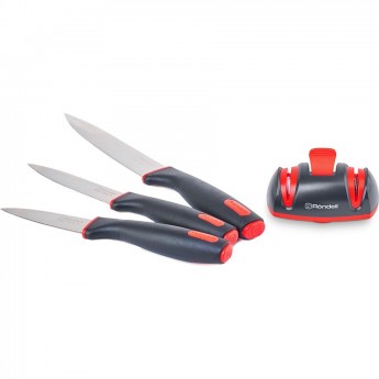 Набор из 3 ножей с ножеточкой RONDELL URBAN Набор из 3 ножей с ножеточкой RONDELL URBAN