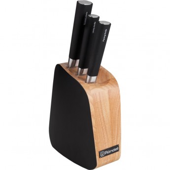 Набор из 3 ножей в блоке RONDELL SMALL BALESTRA Набор из 3 ножей в блоке RONDELL SMALL BALESTRA