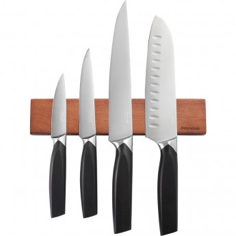 Набор из 4 ножей RONDELL TOLEDO на магнитном держателе Набор из 4 ножей RONDELL TOLEDO на магнитном держателе