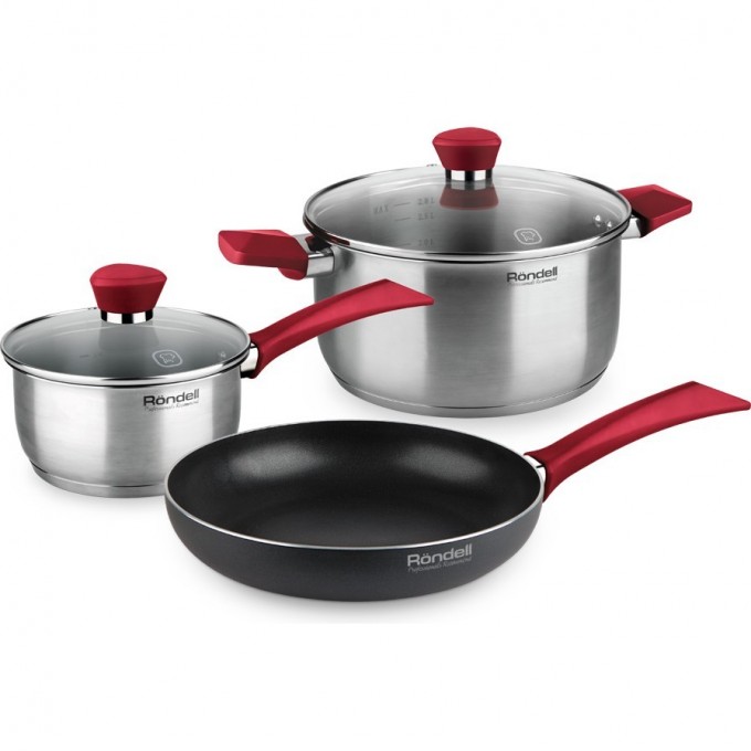 Набор посуды 5 предметов RONDELL STRIKE RDS-1217