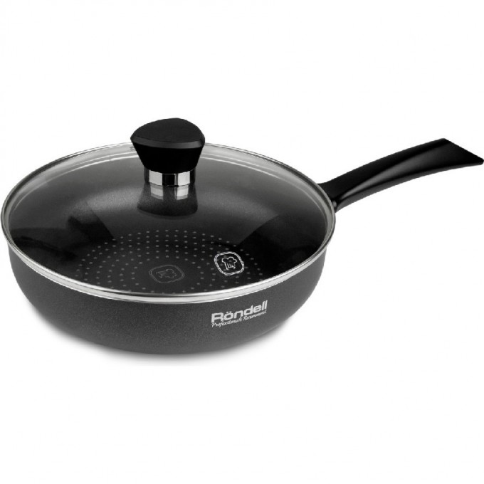Сковорода с крышкой RONDELL ARABESCO 28x6,5 см с индукционным дном RDA-874