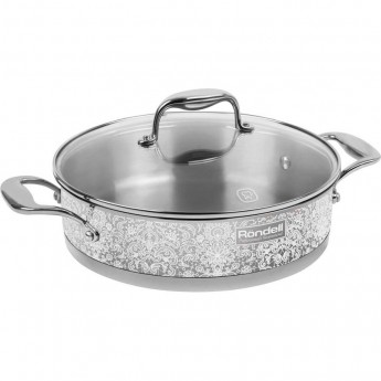 Сотейник с крышкой RONDELL AJOUR 26х6,5 см