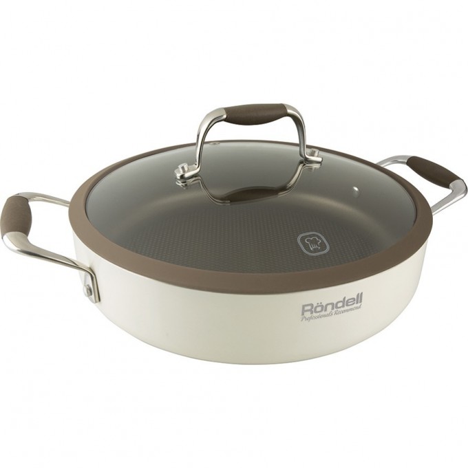 Сотейник с крышкой RONDELL LATTE 26х6,4 см RDA-286