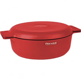 Сотейник с крышкой RONDELL RED EDITION 24х8 см