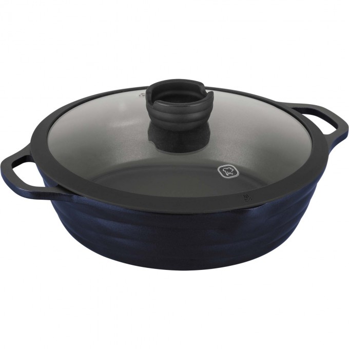 Сотейник с крышкой RONDELL ROYAL BLUE 28х8 см RDA-1547