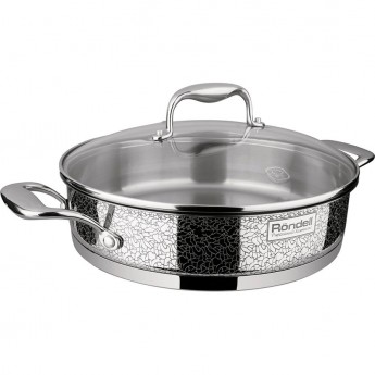 Сотейник с крышкой RONDELL VINTAGE 26х6,5 см