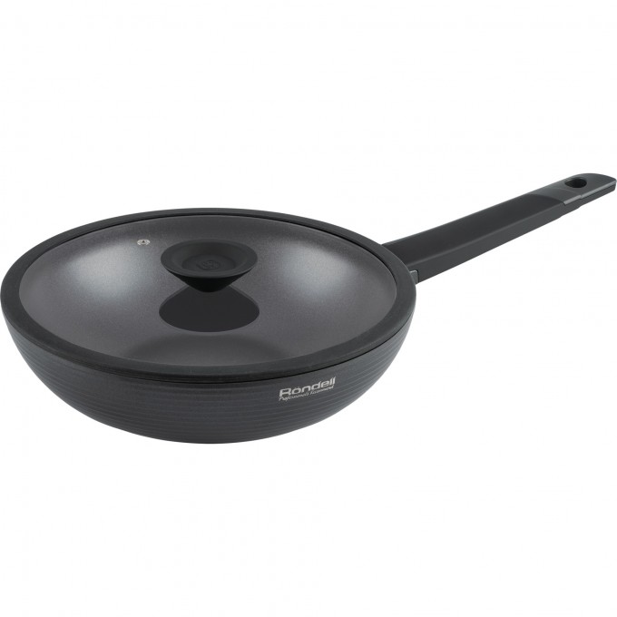 Вок с крышкой RONDELL KONTUR 28х8 см RDA-1489